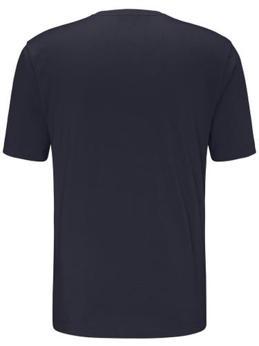 T-Shirt, O-Neck Blau 3XL