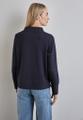 Shirt mit Streifenstruktur Blau 40