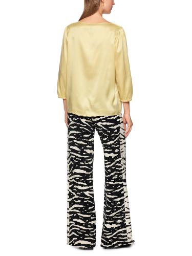 Feminine Bluse in reiner Seide 42 - Flan