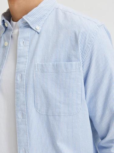 SLHREGRICK-OX SHIRT LS NOOS Blau S