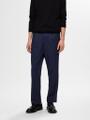 SLH190-REG TAPERED LEROY PLEAT PANT NOOS Blau S