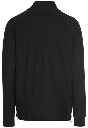 Sweatjacke mit Stehkragen M Regular Fit - Asphalt