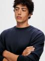 SLHEMANUEL SOFT CREW NECK SWEAT NOOS Blau M