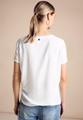 Tunika Bluse mit Print 38 - White