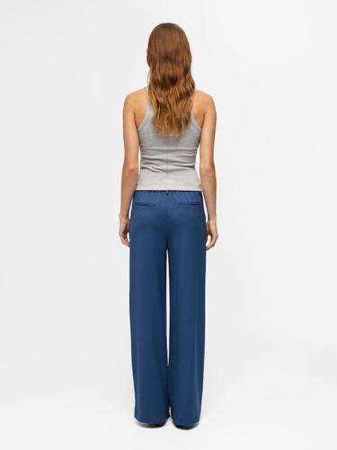 OBJLISA WIDE PANT NOOS 44 Weiter Beinschnitt - Dark Denim