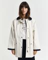Sailing Jacke mit Kontrastkragen S - Linen