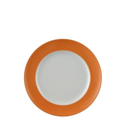 Thomas Porzellan Frühstücksteller »Sunny Day Orange Frühstücksteller 22 cm«, (1 Stück)