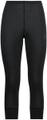 ODLO Damen 3/4 Hose BL BOTTOM 3/4 ACTIVE WARM ECO M in Schwarz