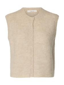 SLWLULU SL BUTTON O-NECK VEST NOOS XL Normal geschnitten - Birch