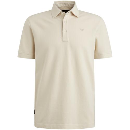 pique garment dye Beige XXXL