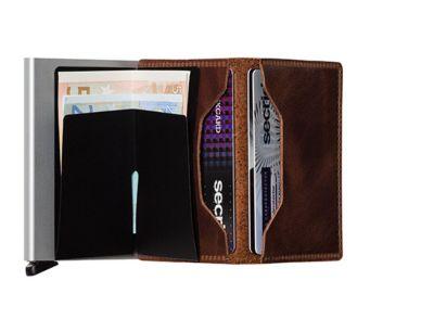 Secrid Kartenetui Slimwallet RFID Braun