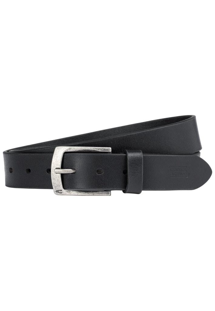 Ledergürtel Schwarz XL