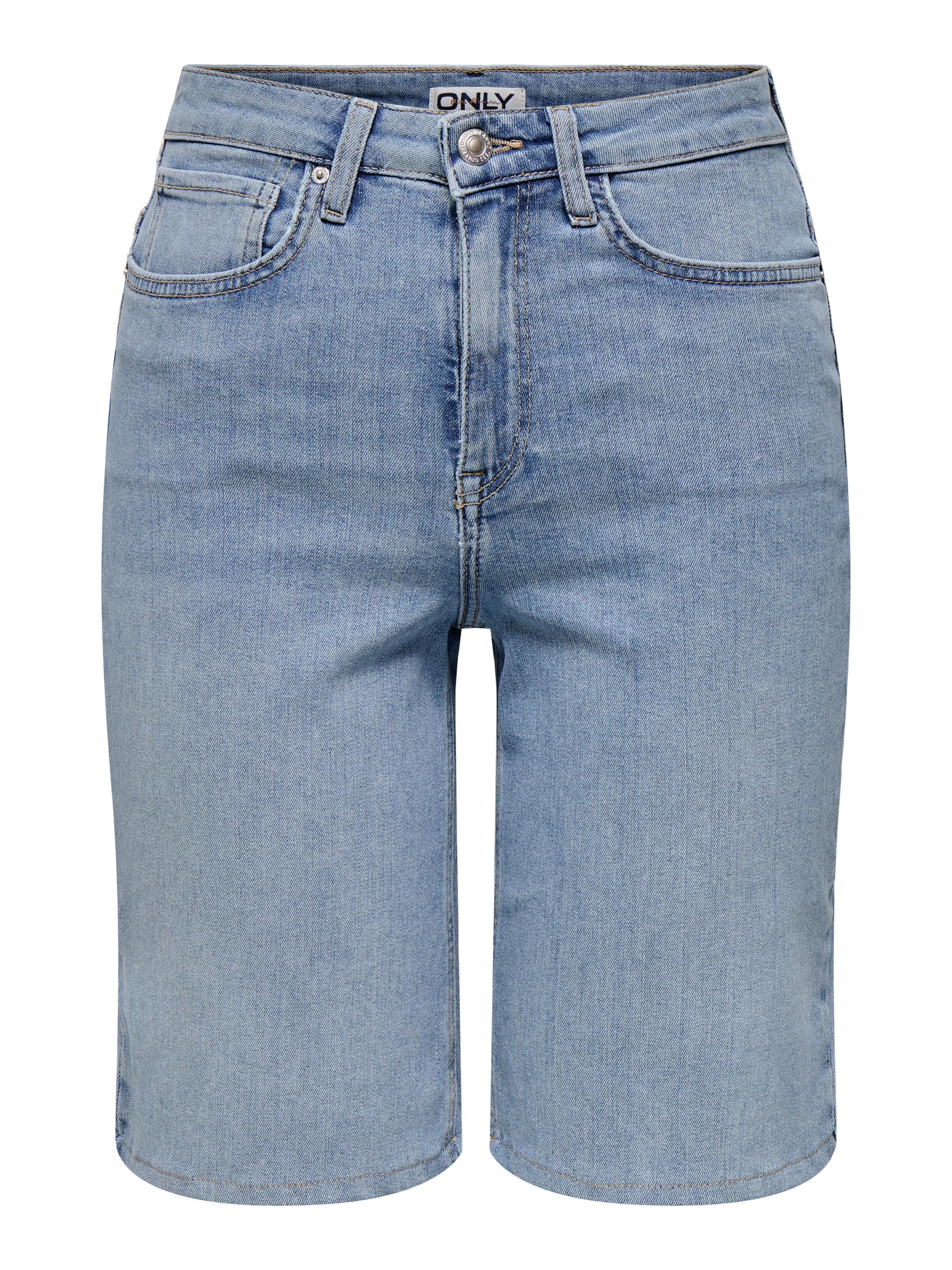 ONLMADISON BLUSH HW SHORTS DNM CRO NOOS S Normal geschnitten - Light Blue Denim
