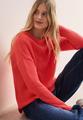Strukturpullover M - Juicy Orange