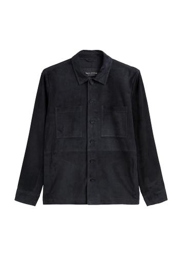 Hemdjacke regular Blau 50