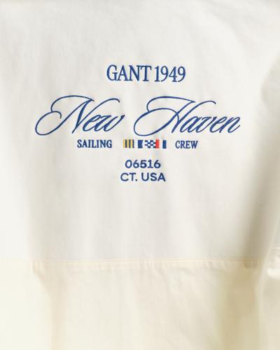 Sailing Jacke mit Kontrastkragen S - Linen