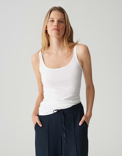 OPUS Tanktop »Ina« mit schmalen Trägern - Weiß / 44