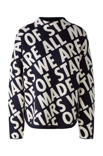 Pullover Viskosemischung Blau 46