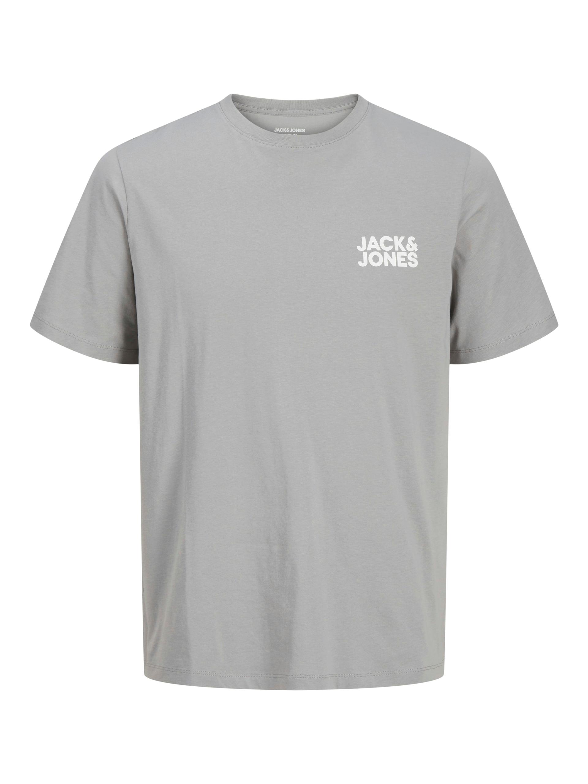 JJECORP LOGO TEE SS O-NECK NOOS M Normal geschnitten - Ultimate Grey