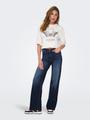 ONLMADISON BLUSH HW WIDE DNM REA081 NOOS XS/30 Weiter Beinschnitt - Dark Blue Denim