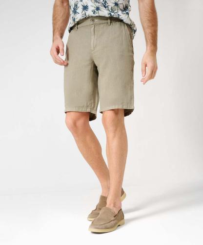 Style Balu 54 Bermudahose, Herrenhose, Schräge Stecktaschen, Leistengesäßtaschen, Gummibund, Verdeckter Reißverschluss, Modern Fit, Normale Leibhöhe, Gerader Schnitt - Khaki