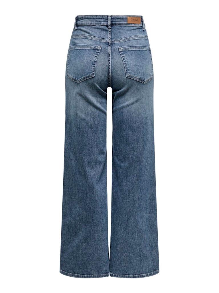 ONLMADISON BLUSH HW WIDE DNM TAI853 NOOS L/30 Weiter Beinschnitt - Special Blue Grey Denim