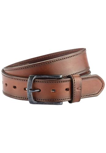 Gürtel aus hochwertigem Leder Braun XL