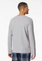 Langarmshirt Rundhals Grau 50