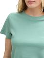 T-Shirt mit Rundhalsausschnitt XXXL Regular Fit - Faded Green