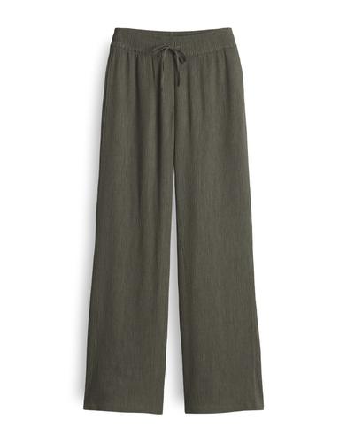 Hose "Marou Crinkle" - Oliv / 36