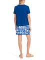 Luftiges T-Shirt mit Leinen 38 - Gentian