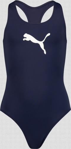 PUMA Kinder Badeanzug SWIM GIRLS RACERBACK SWIMSUIT 128 in Blau