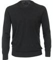 Pullover mit V-Ausschnitt uni 004430 M - Anthrazit