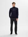 SLH175-SLIM MILES BRUSHED PANTS W NOOS Schwarz 31/34