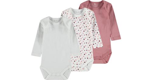Body NBFBODY , Organic Cotton rosa Gr. 68 Mädchen Baby