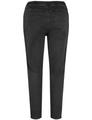 5-Pocket Jeans mit Ziersteinen Betty 54 Körpernahe Passform - Raw Black Denim