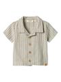 NBMFREDE SS LOOSE SHIRT LIL 56 Locker geschnitten - Mourning Dove