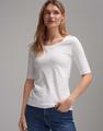 OPUS Kurzarmshirt »Daily F« im Basic-Look - Weiß / 36