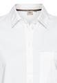 Langarm Bluse aus reiner Baumwolle S Regular Fit - Milk White