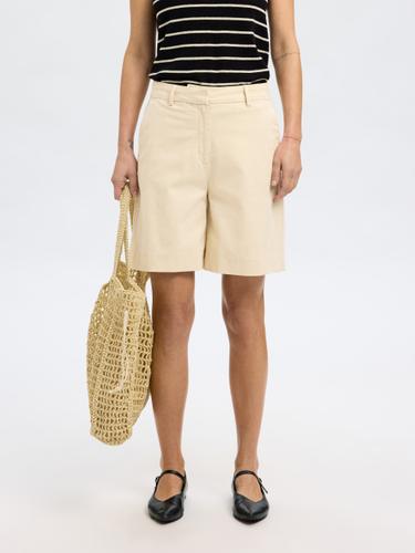 SLFVIENNA HW WIDE SHORTS 34 Normal geschnitten - Birch