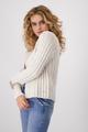Stricküberwurf mit Rippstruktur 44 - Creamy Beige