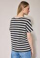 Gestreiftes Strukturshirt M - Light Alabaster White