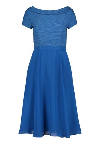 Cocktailkleid 44 Ausgestellt - Blue Sea