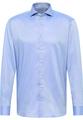 Performance Shirt Natté-Stretch Langarm 42/Langarm - 65cm MODERN FIT - Mittelblau