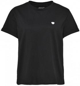 OPUS T-Shirt »Serz« mit kleiner Herz-Stickerei