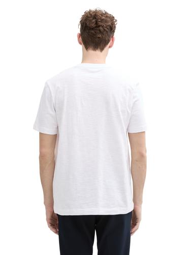 T-Shirt aus Baumwolle mit Print XXL Regular Fit - White