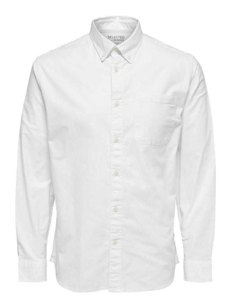 SLHREGRICK-OX SHIRT LS NOOS Weiß XL