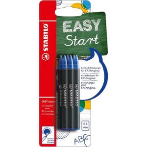 STABILO Tintenroller EASYoriginal Patronen medium blau, 6 Stück