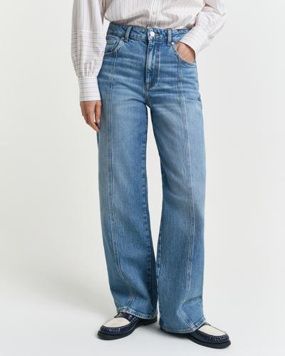 Relaxed Fit Jeans mit geradem Bein 30 - Mid Blue Archive