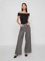 VISAHIA OFF SHOULDER TOP M Normal geschnitten - Black